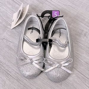 🆕 Silver Sparkly Baby Shoes